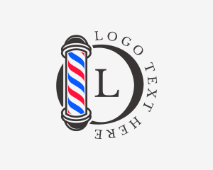 Barbershop - Barber Styling Salon logo design