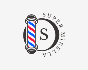 Model - Barber Styling Salon logo design