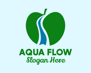 Irrigation - Natural River Apple logo design