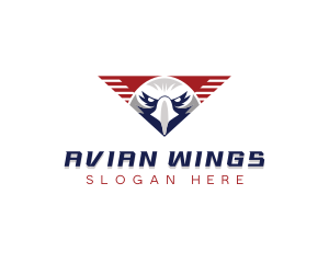 Eagle USA Wings logo design