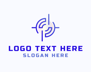 Gradient - Digital Media Maze logo design