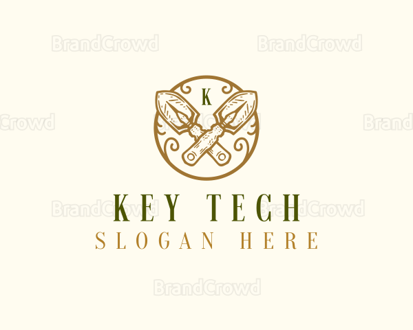 Landscaping Garden Trowel Logo