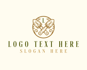 Shovel - Landscaping Garden Trowel logo design