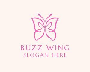 Beauty Butterfly Insect logo design