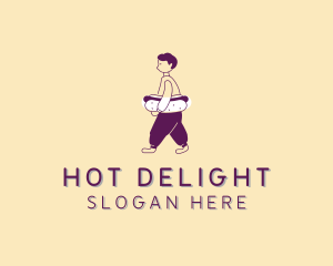 Hot Dog - Hot Dog Fast Food Diner logo design