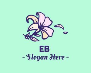 Flowering - Lily Flower Garden logo design