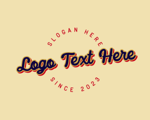 Retro Clothing Brand Logo