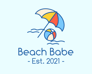 Summer Beach Resort logo design