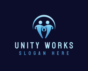 Collaboration - Team People Unity logo design