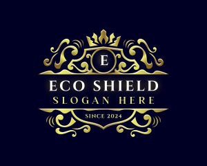 Luxury Shield Crown logo design