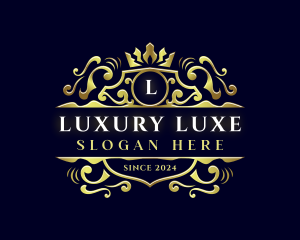 Luxury Shield Crown logo design