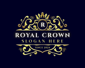 Luxury Shield Crown logo design