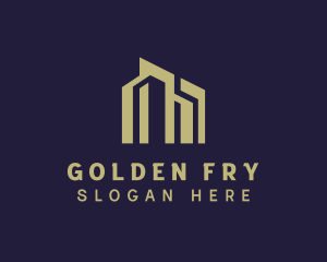 Golden Hotel Condominium logo design