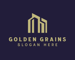 Golden Hotel Condominium logo design