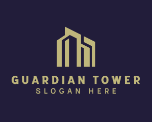 Golden Hotel Condominium logo design