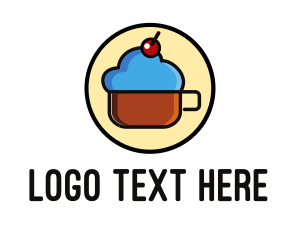Caffeine - Cloud Coffee Mug logo design