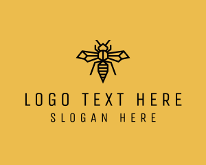 Bee - Wasp Insect Pest logo design