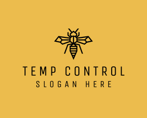 Wasp Insect Pest logo design