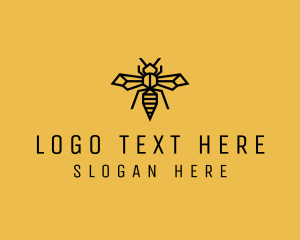 Hornet - Wasp Insect Pest logo design