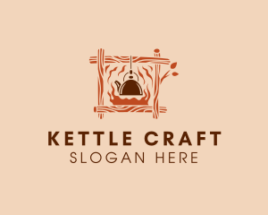 Kettle - Fire Cooking Kettle logo design
