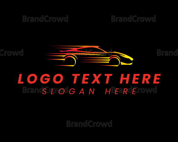 Race Car Garage Logo