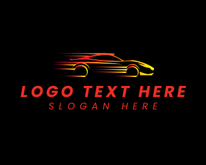 Race Car Garage Logo