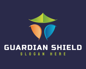 Protective - Letter T Shield Defense logo design