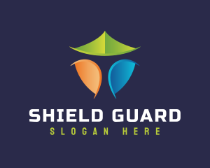 Defense - Letter T Shield Defense logo design