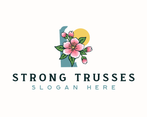 Delaware Peach Blossom Logo