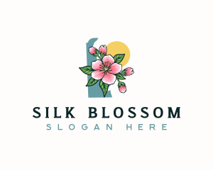 Delaware Peach Blossom logo design