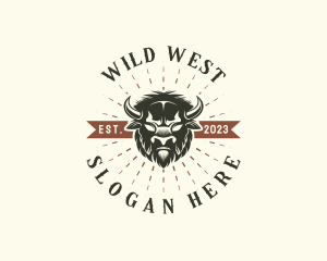 Rodeo - Western Buffalo Rodeo logo design