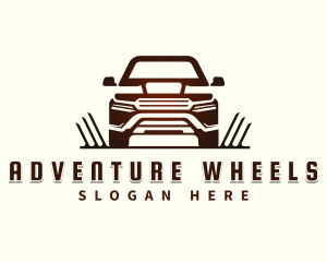 4wd - SUV Vehicle Transportation logo design