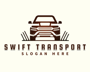 SUV Vehicle Transportation logo design