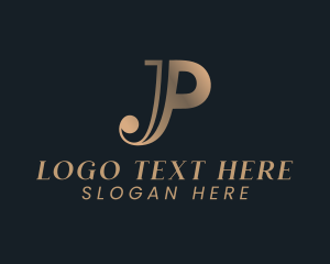 Letter P - Elegant Professional Company logo design