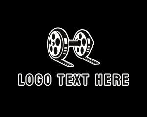 Videographer - Heavy Workout Video Films logo design