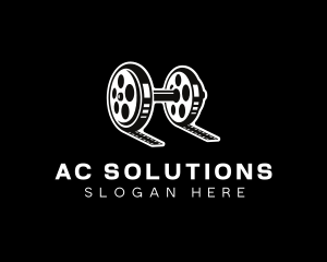 Heavy Workout Video Films logo design