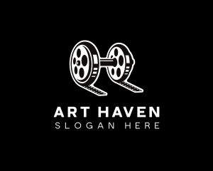 Heavy Workout Video Films logo design