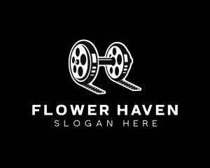 Heavy Workout Video Films logo design