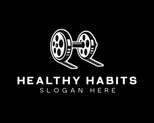 Heavy Workout Video Films logo design