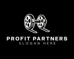 Heavy Workout Video Films logo design