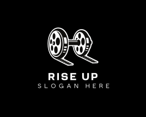 Heavy Workout Video Films logo design