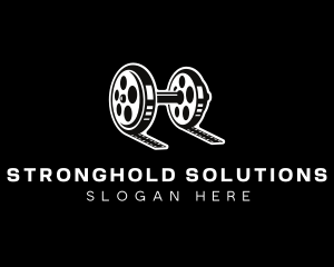 Heavy Workout Video Films logo design