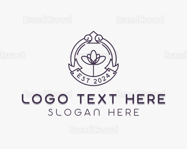 Flower Wedding Boutique Logo