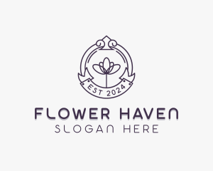 Flower Wedding Boutique logo design