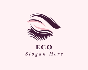 Female Aesthetic Eyelash Logo