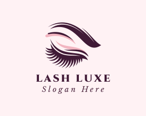 Female Aesthetic Eyelash logo design