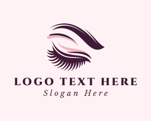 Female Aesthetic Eyelash Logo