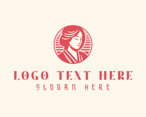 Japanese - Skincare Woman Beauty logo design