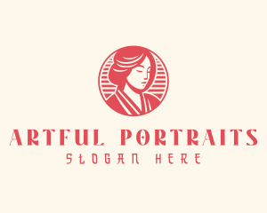 Portrait - Skincare Woman Beauty logo design