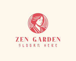 Asian Woman Beauty logo design